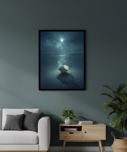 The Moonlight Conch Art Print
